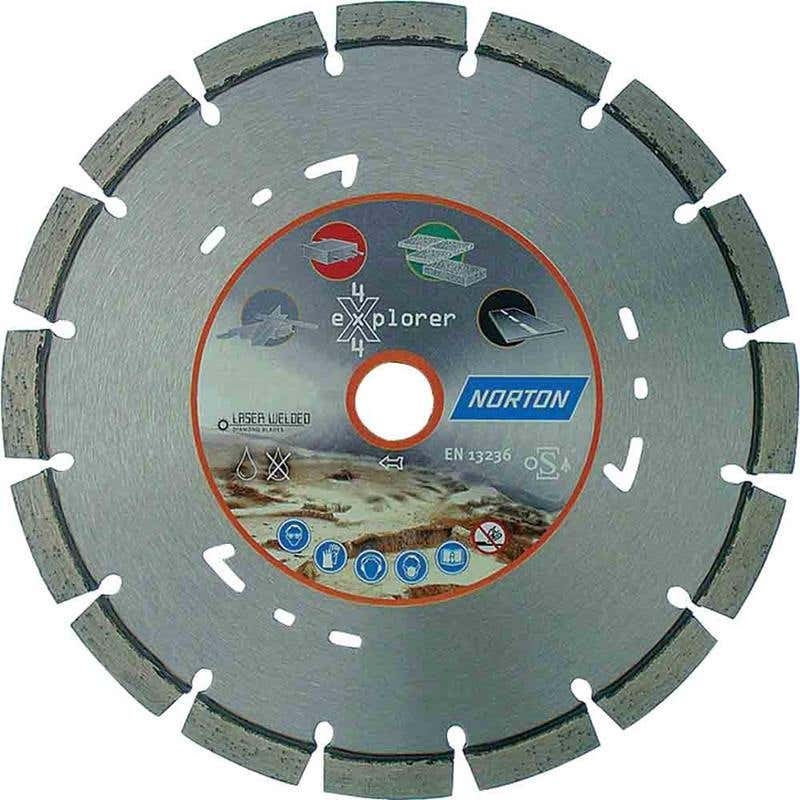 Blade Segmented 4 x 4 Explorer Wet/Dry 300 x 2.5 x 10 x 25.4/20mm 60013702 70184602023