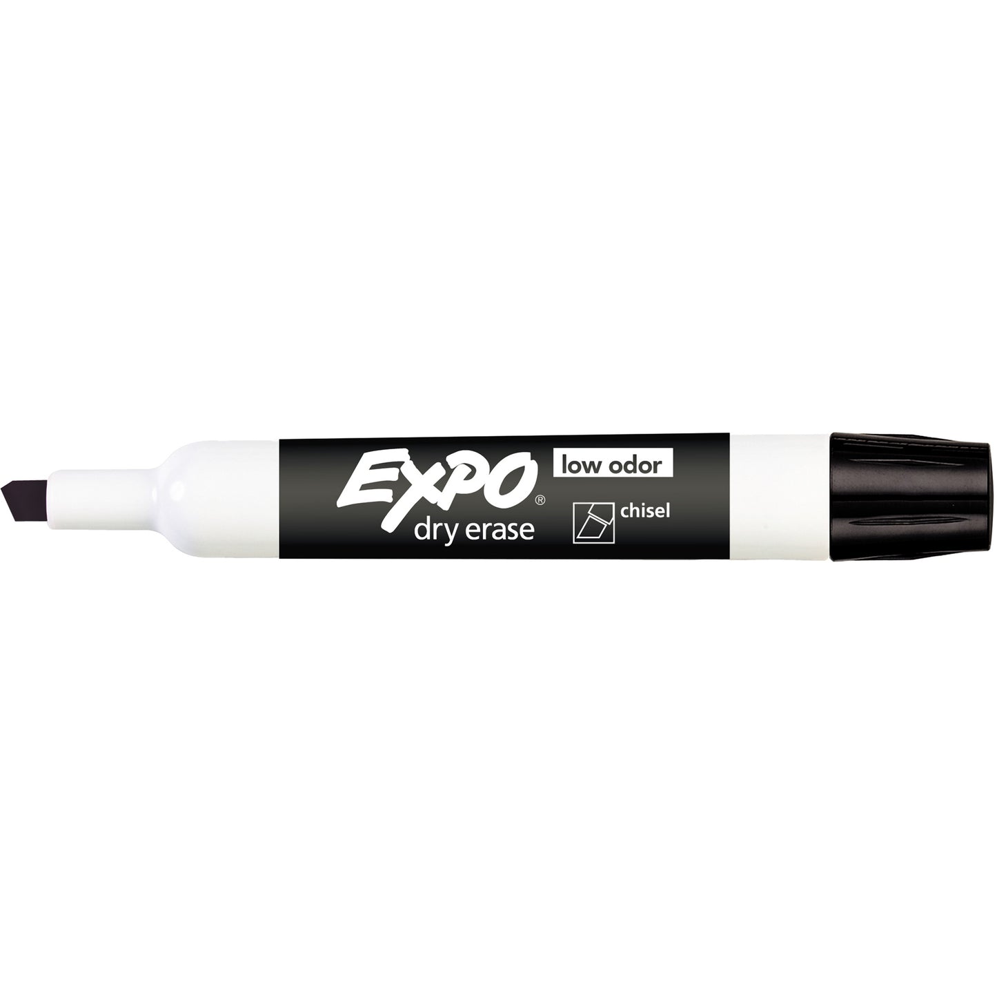 Expo Whiteboard Marker Dry Erase Chisel Black BX12_9003555_26944