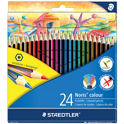 Staedtler Pencil Noris 185 C24 Colour Coloured Assorted 24_925085800_185 C24