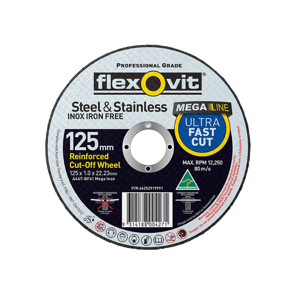 Cut-Off Disc Mega Line Flat High Performance 100 x 1.6 x 16mm 92600069 66252841587