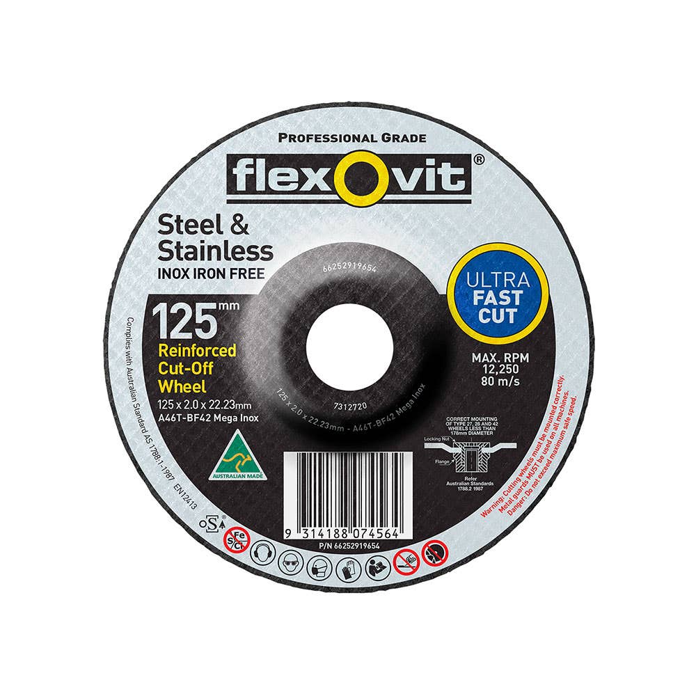 Cut-Off Disc Depressed Centre 125mm A46T-BF42 M/INOX 92608058 66252919654
