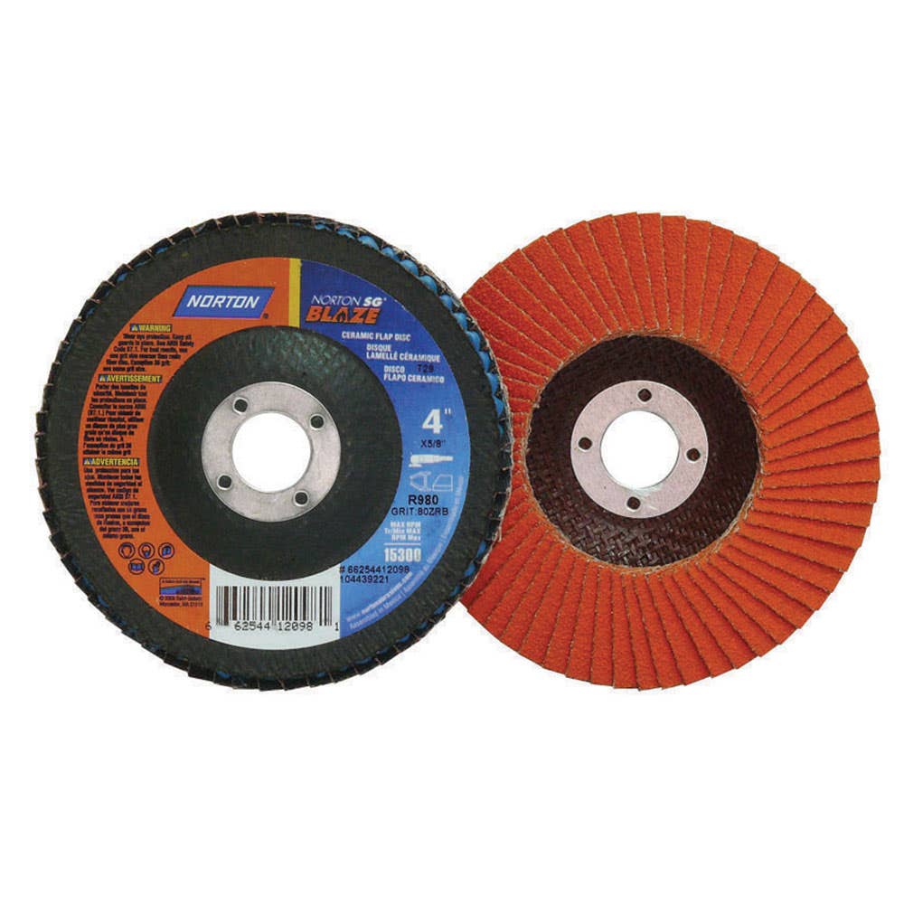 Disc Flap SG Blaze R980 12000rpm 125 x 22mm 40G Norton – ATOM