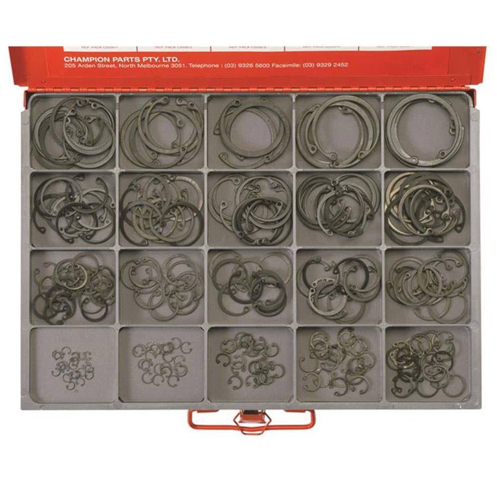Grab Kit Circlip External 20 Sizes 1/4-2'' Shaft Size 93290018 CA2035