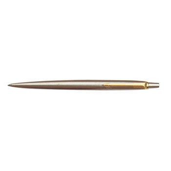 Parker Pen Ballpoint Blue Ink Jotter Stainless Steel Gold_16910500_14889