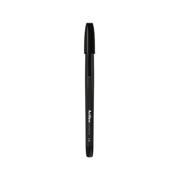 Artline Supreme Ballpoint Pen Medium 1mm Box 12 Black 935790001 181001