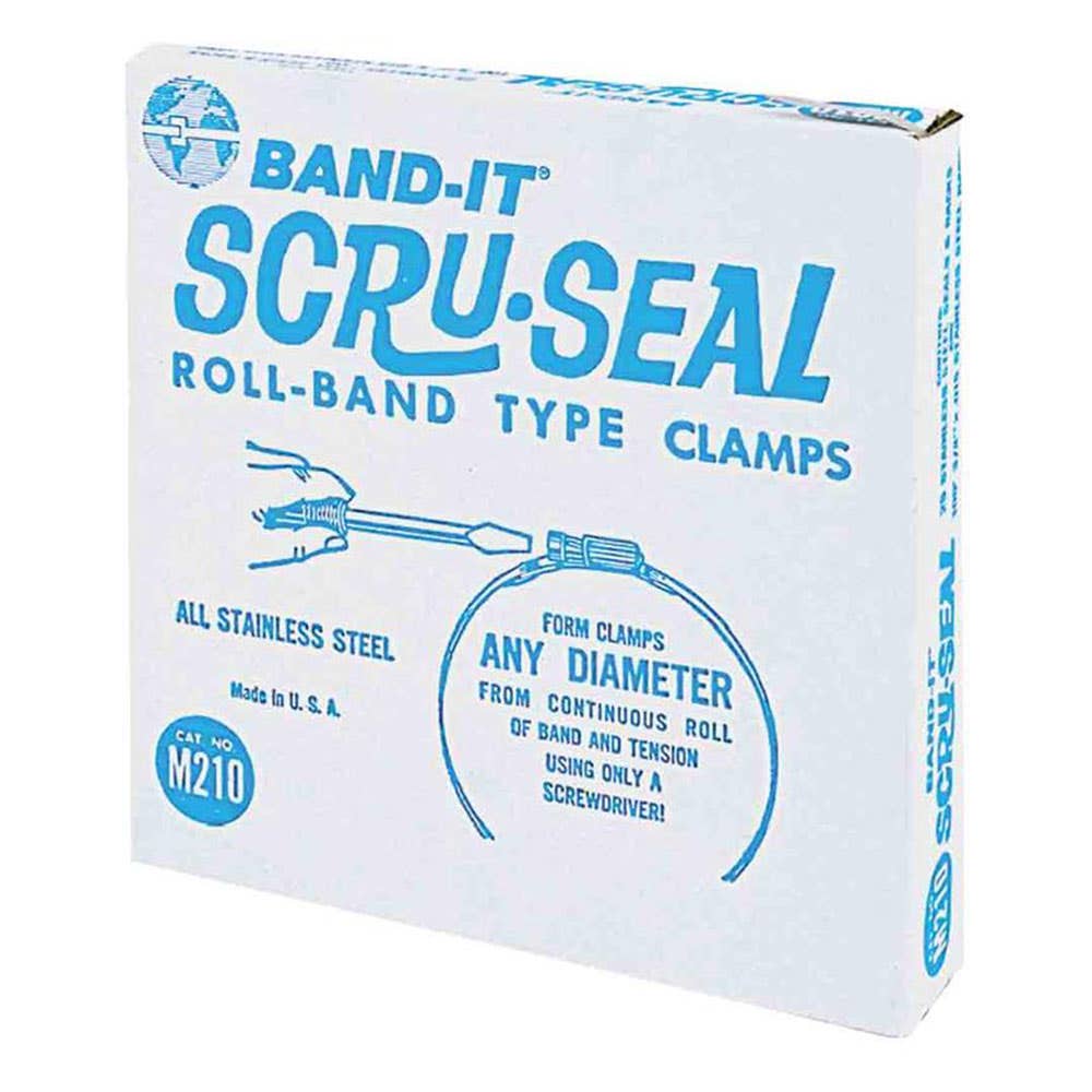 Clamp Kit Band Stainless Steel Scru-Seal 3/8'' 10mm Bandit 94150008 m21099