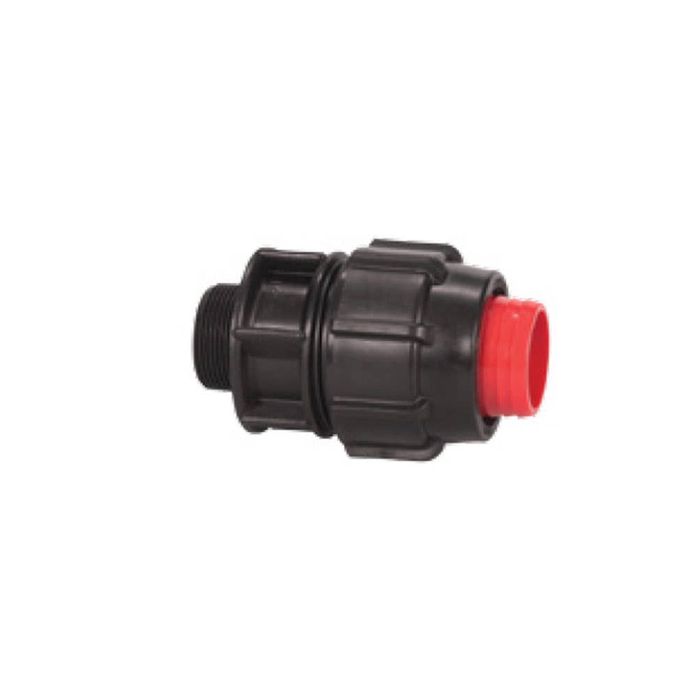 Adaptor Poly Compression Male Rural 7022 Series 1 x 1 Plasson 9448007 7020008