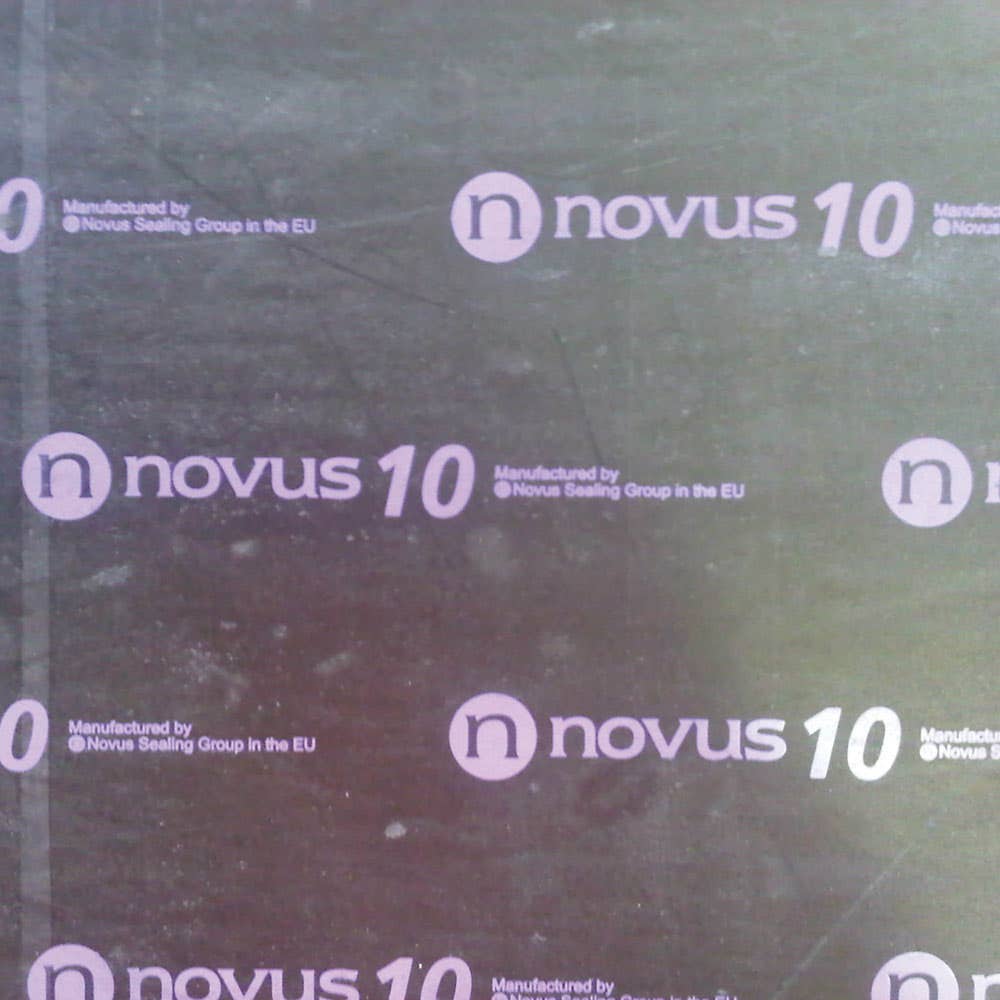 Jointing Gasket Novus 10 Black 2.0 x 1.5m 0.8mm S321102 Novus Sealing 94888003 S321102