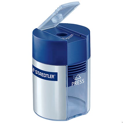 Staedtler Sharpener Single Hole Standard Pencil 8.2mm Blue 950003700 511 001