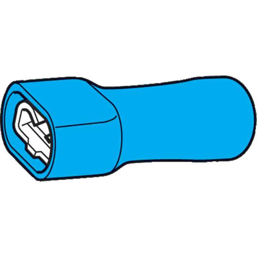 Connector Cable Double Crimp Insulated Female 6.3mm Blue Hella Pk 10 95206324 8205