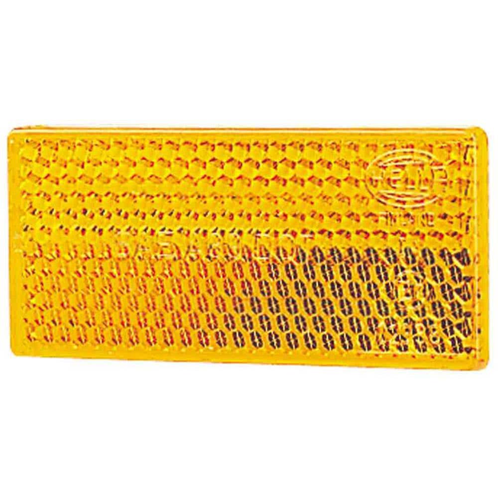 Reflector Retro Rectangular Amber 70 x 5 x 32mm Hella 95209911 2919