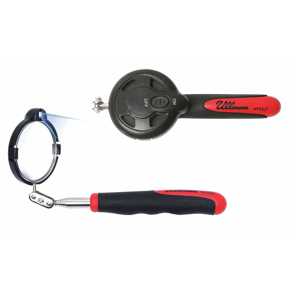 Mirror Inspection Circular 86mm Telescopic 768mm + LED Ullman 95238061 HTS-2LT
