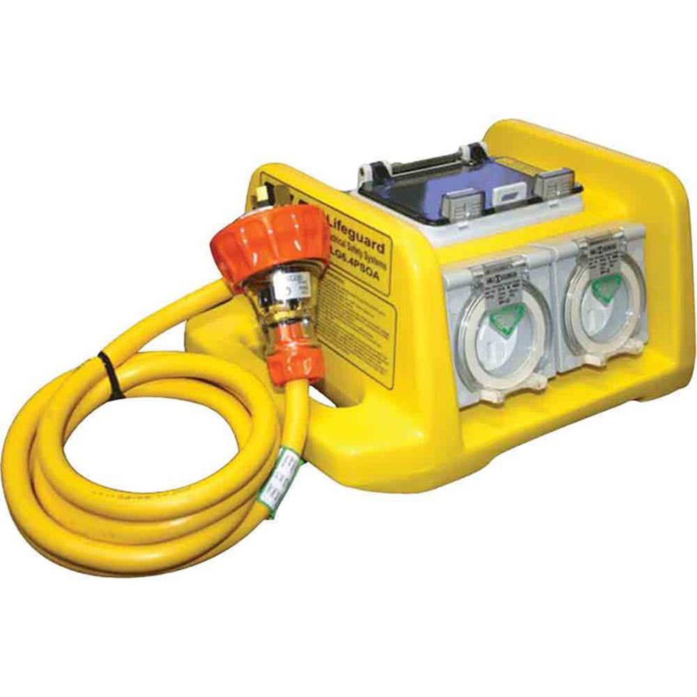 RCD Earth Leakage Unit 4 Way Outlet 10A Spinefex 95258364 LG4/10