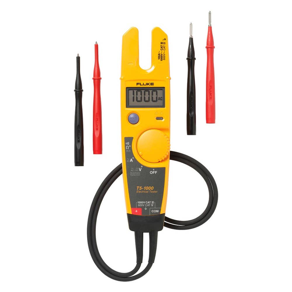 Tester Electrical 1000V AC/DC Resistance + Continuity + Current Fluke 95428027 FLUT51000