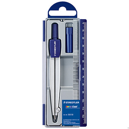 Staedtler Noris Club School Compass 124mm Blue And Silver_1025453_550 50