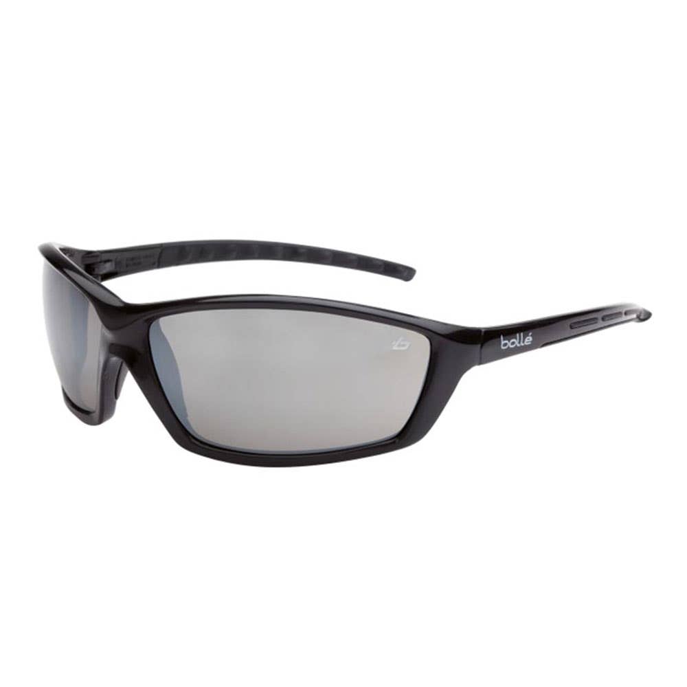 Glasses Silver Flash Lens Black Frame Prowler Bolle 98881207 1626403