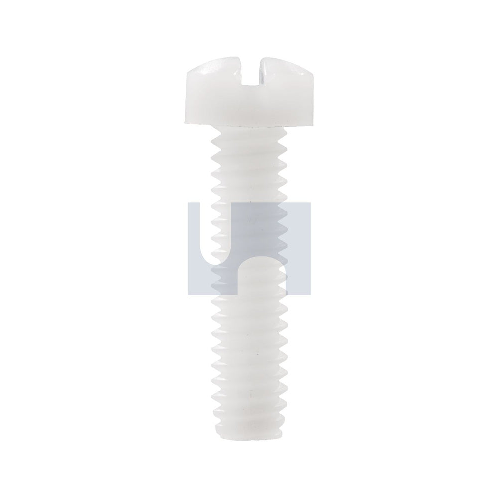 Unc Fillister Slot Machine Scr Nylon Natural Hec 10-24 Unc 5/8'' - Pk 100_40092929_MS66LS10240062