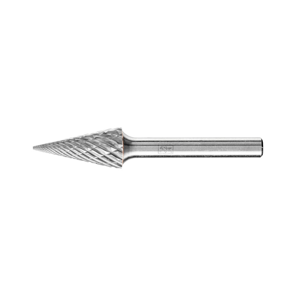 Tungsten carbide burr ALLROUND conical pointed SKM 12x25mm shank 6mm coars_40107614_21001037