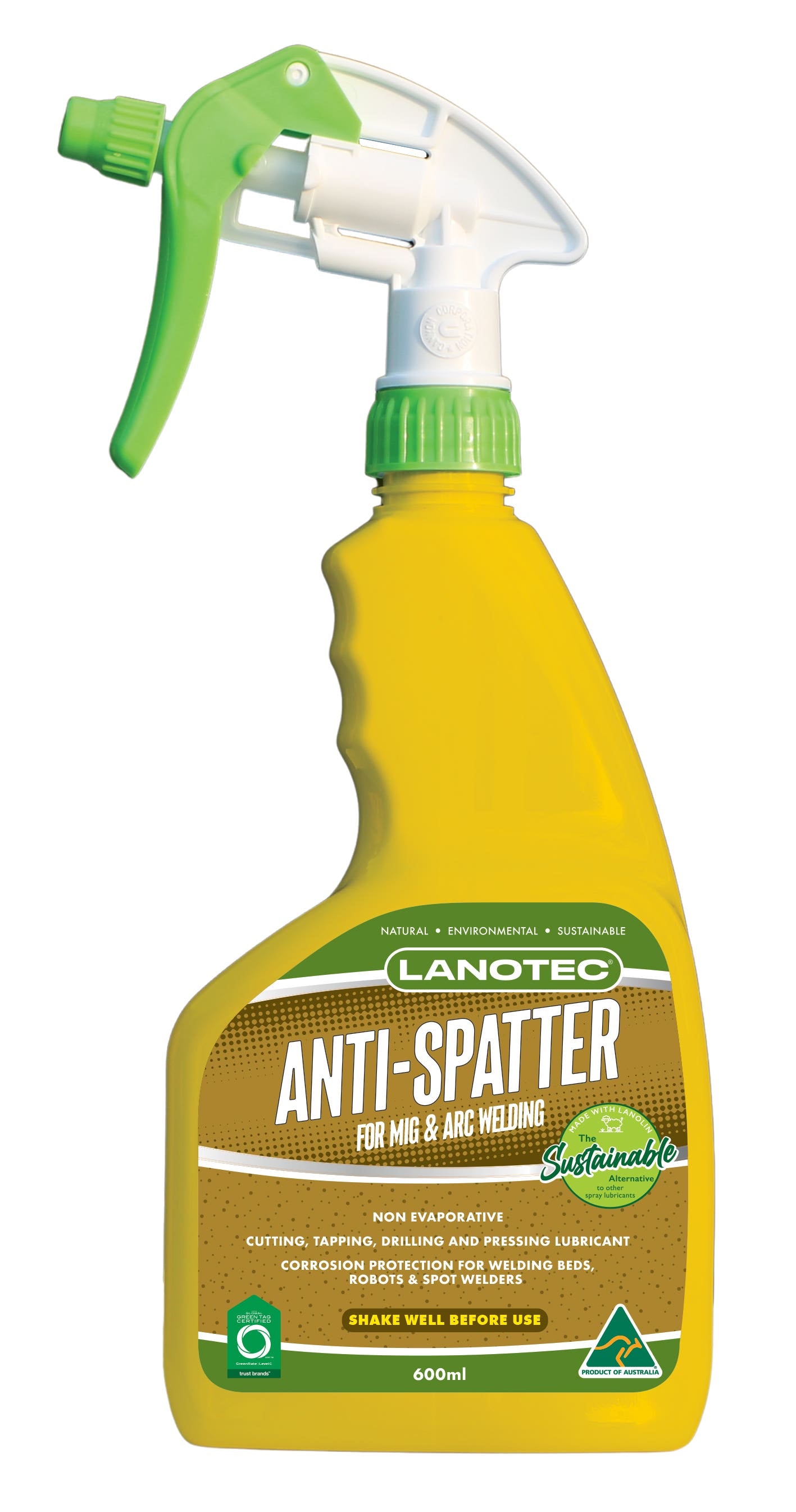 Anti-Spatter Biodegradable Lanolin 600ml Spray Pack 79012994 AS SP-0600