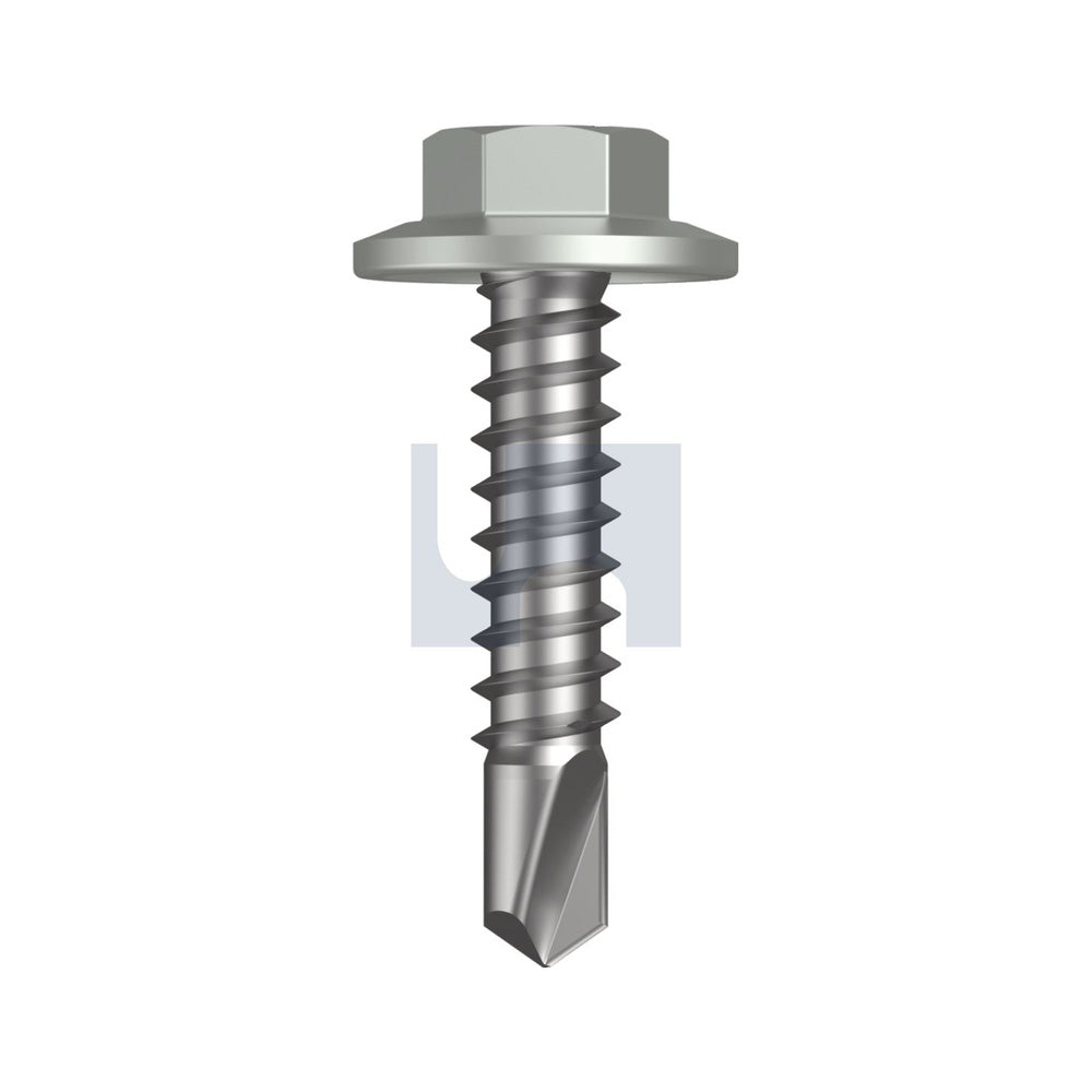 Metal Sds Flg Hex Hd Shale Grey (Gull Grey) -Cl4 As3566 #12-14 25 - Pk 100_40095698_TSGM4FH1214025