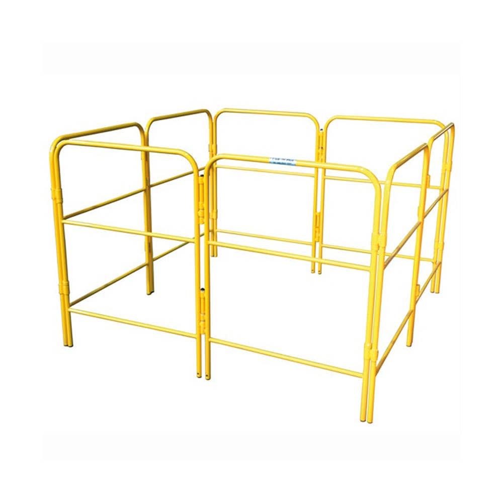 Foldaway Lite Manhole Guard Barrier Yellow 448321 A0802