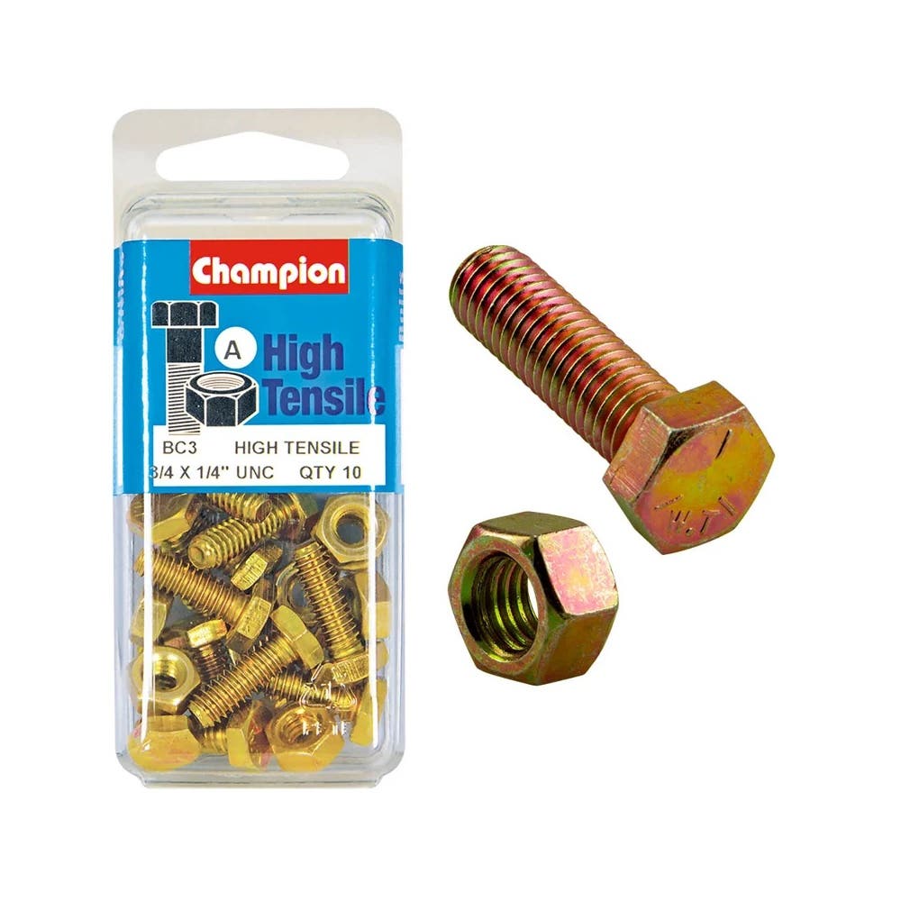 Screw Set + Nut UNC Fully Threaded 3/4 x 1/4'' Blister Pack_60039562_BC3