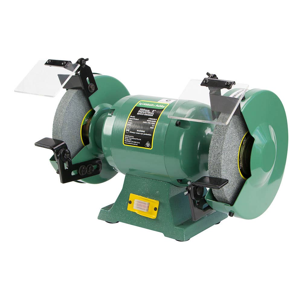 Electric Bench Grinder & Bonus Crimped Wire Wheel 200mm 8'' 40014269 806244