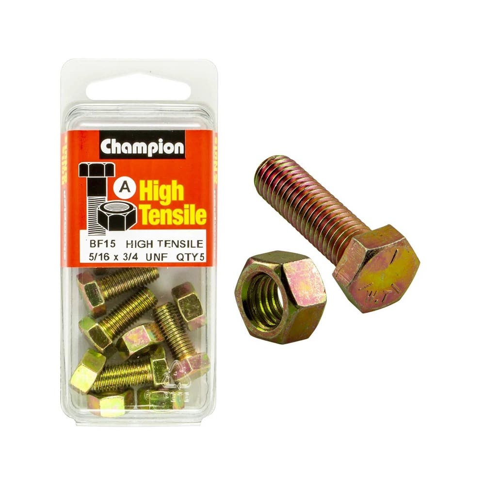 Screw Set + Nut UNF Fully Threaded 3/4 x 5/16'' Blister Pack_60039578_BF15
