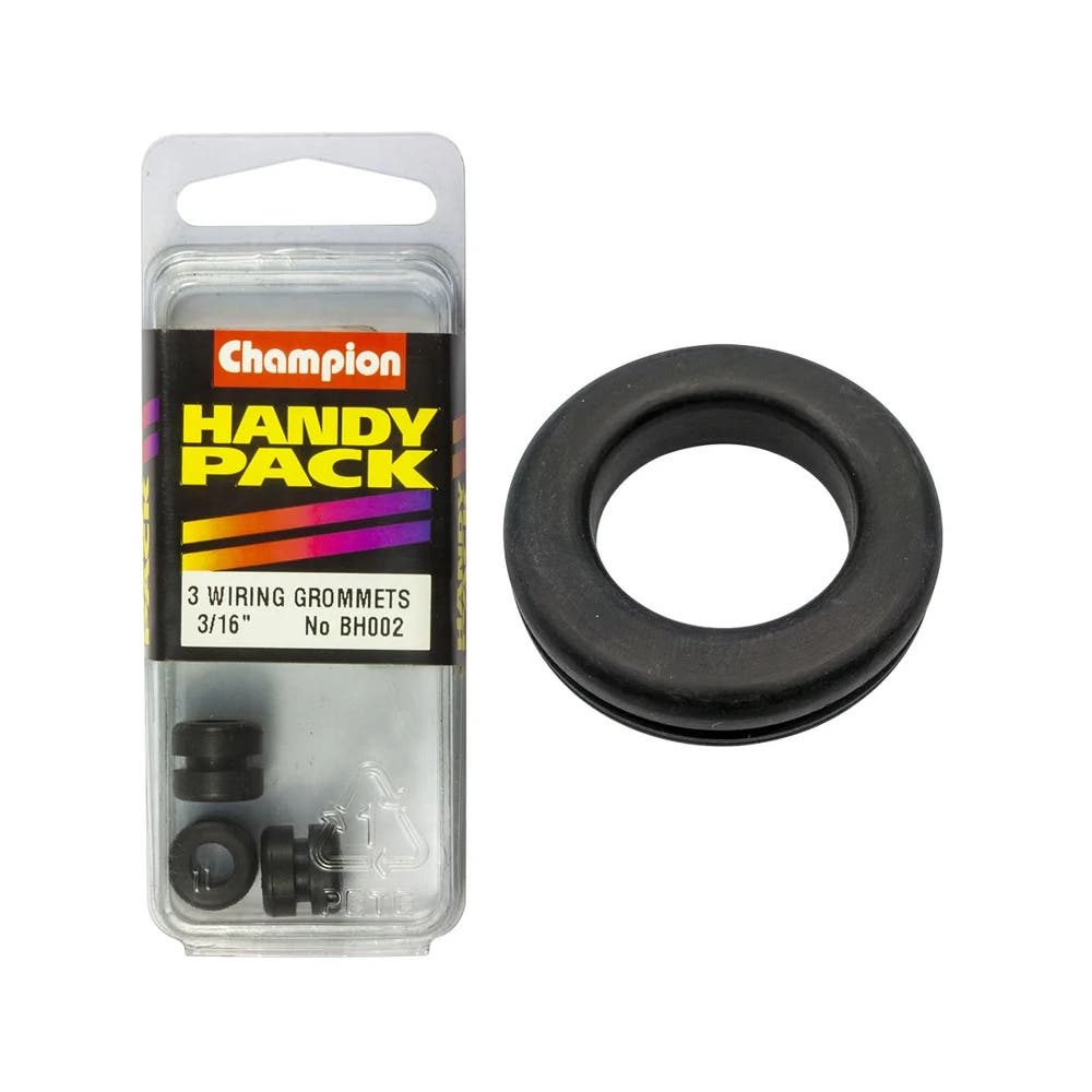 Grommet Wiring Rubber 3/16 x 5/16'' Blister Pack_60039594_BH002