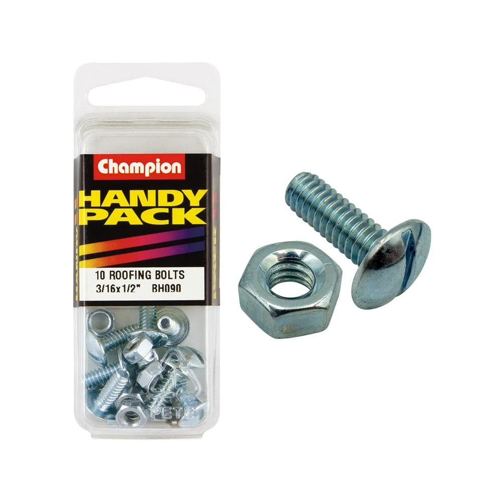 Blister Pack Bolt + Nut Roofing 3/16 x 1/2''_60039631_BH090