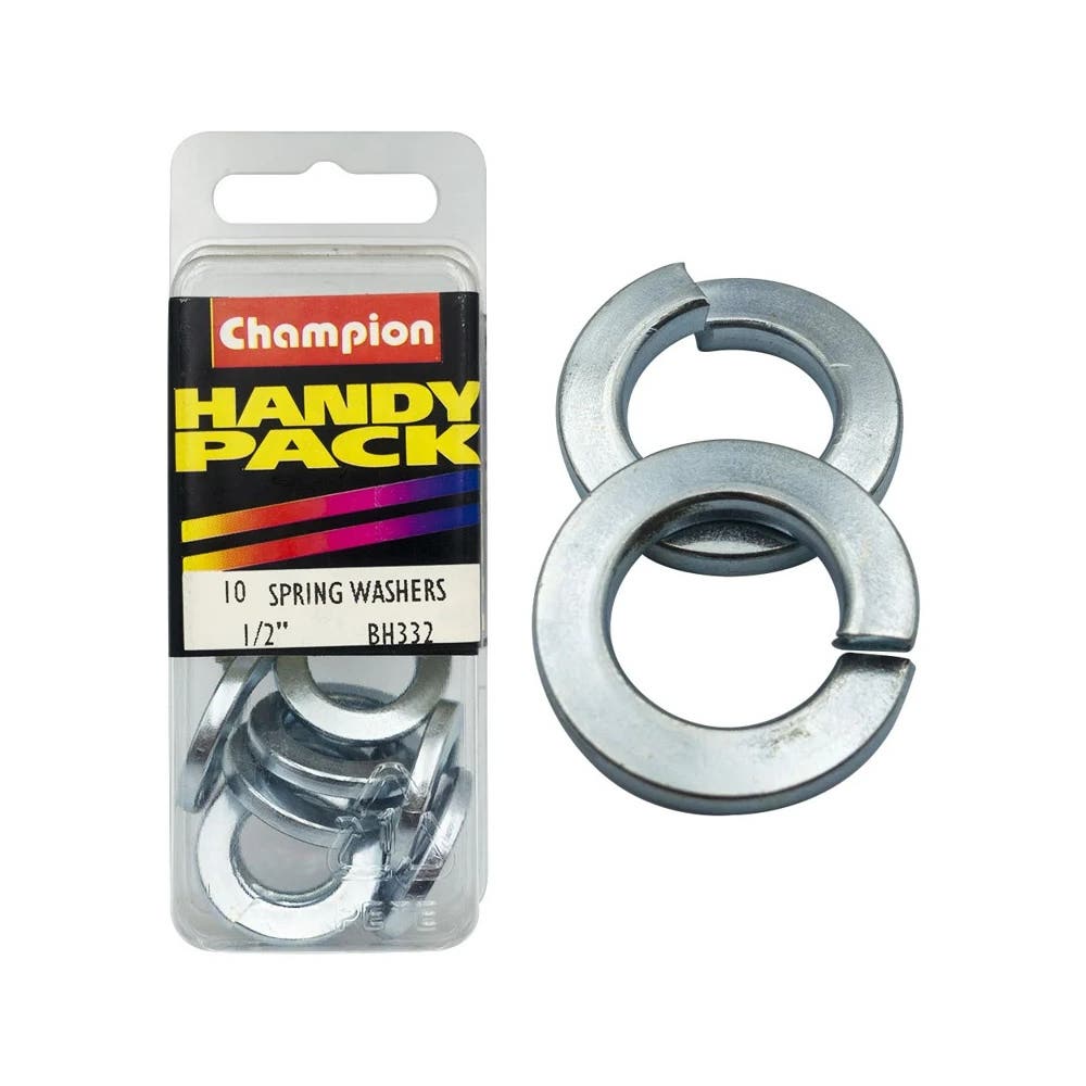 Spring Washer Flat Section Zinc Plated 1/2" 20 Pack_60039673_BH332