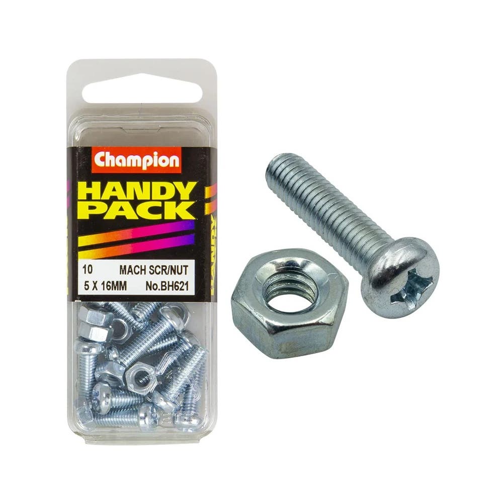 Screw Machine Metric 5 x 16mm Blister Pack_60039681_BH621