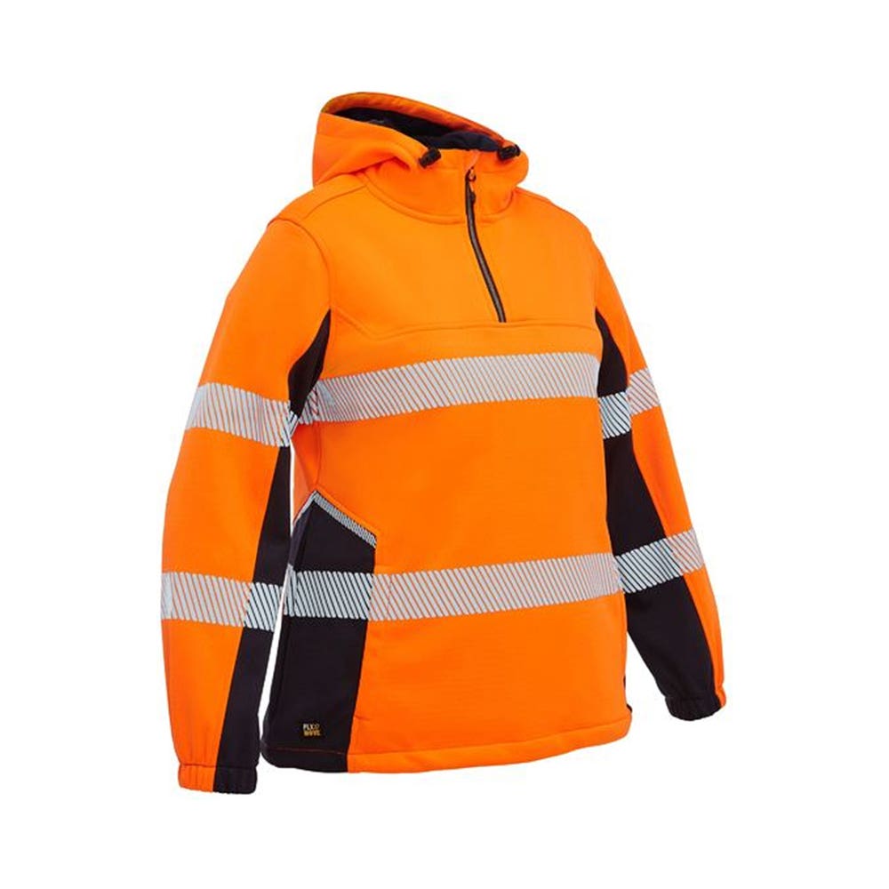 BKL6571T Ladies Flx & Move 1/4 Zip Fleece 320gsm Taped Hoodie Bisley HVO HVOBKL6571T