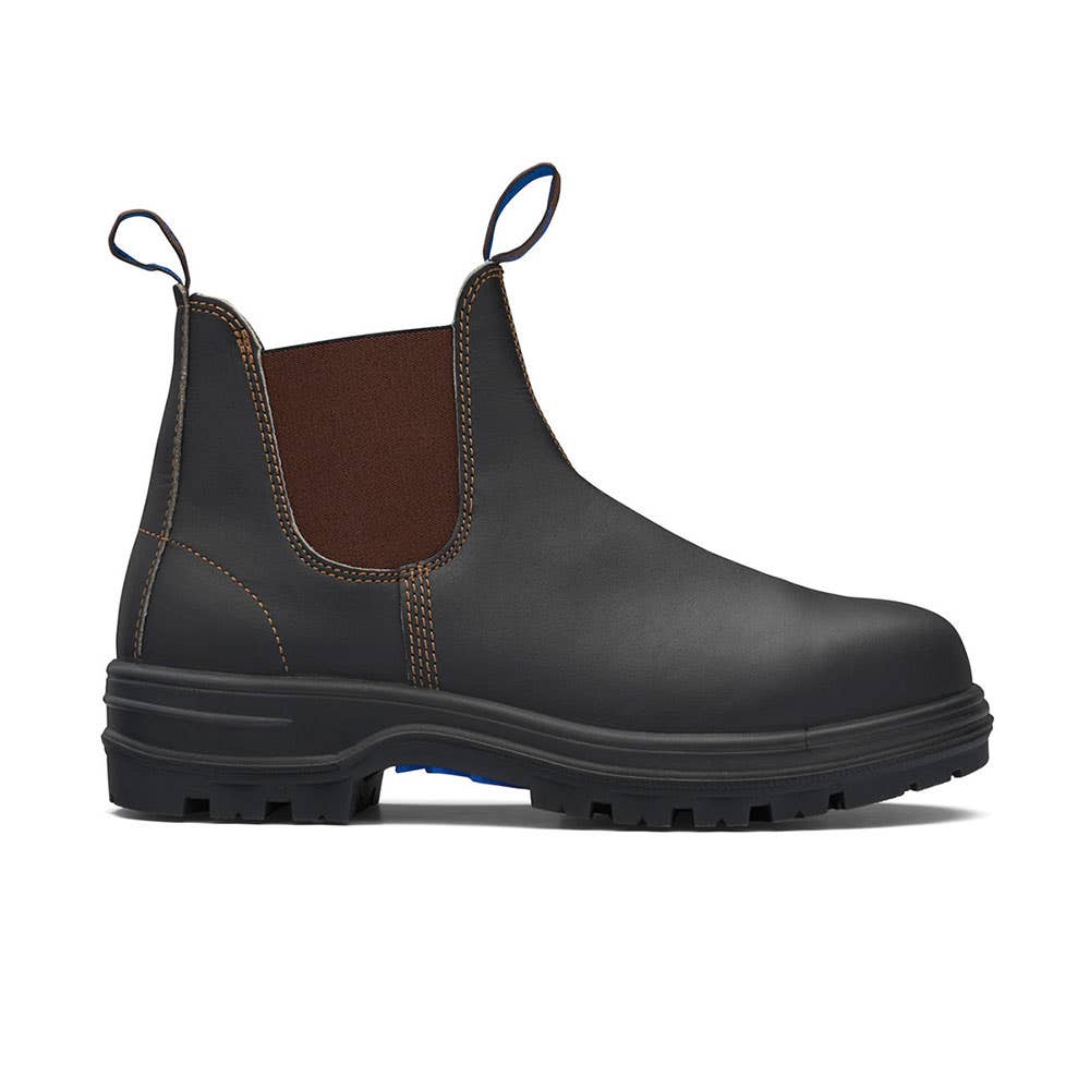 Boots Steel Toe Elastic Side TPU Sole Brown 140 12 Bundstone_291201_140120_NLA