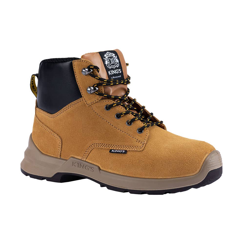 15-532Z Zip-Sided Safety Boots Wheat 10 40035061 15-532Z-100