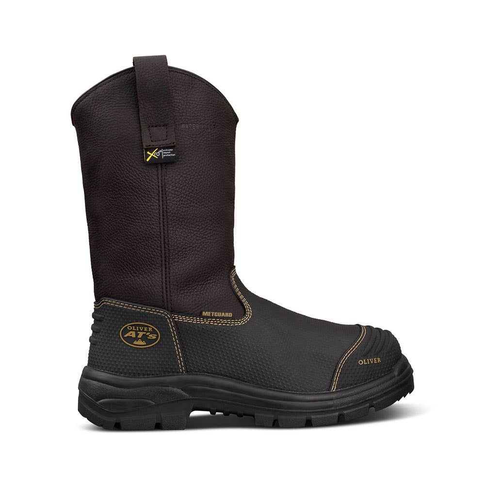 65-493 Riggers Pull-On Waterproof Safety Boots with Nitrile Sole_65493