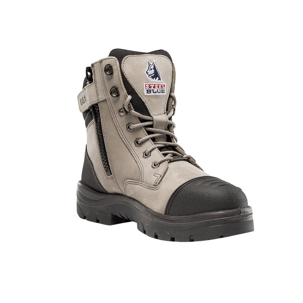 Boots Steel Toe Lace/Zip Scuff Cap TPU Southern Cross Slate 12 Steel Blue 40028086 312661-120-STE