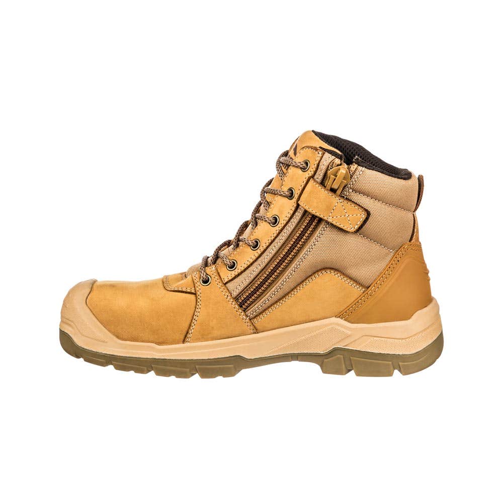 630787 Tornado Zip-Up Safety Boots With Fibreglass Toe & Scuff Cap_630787
