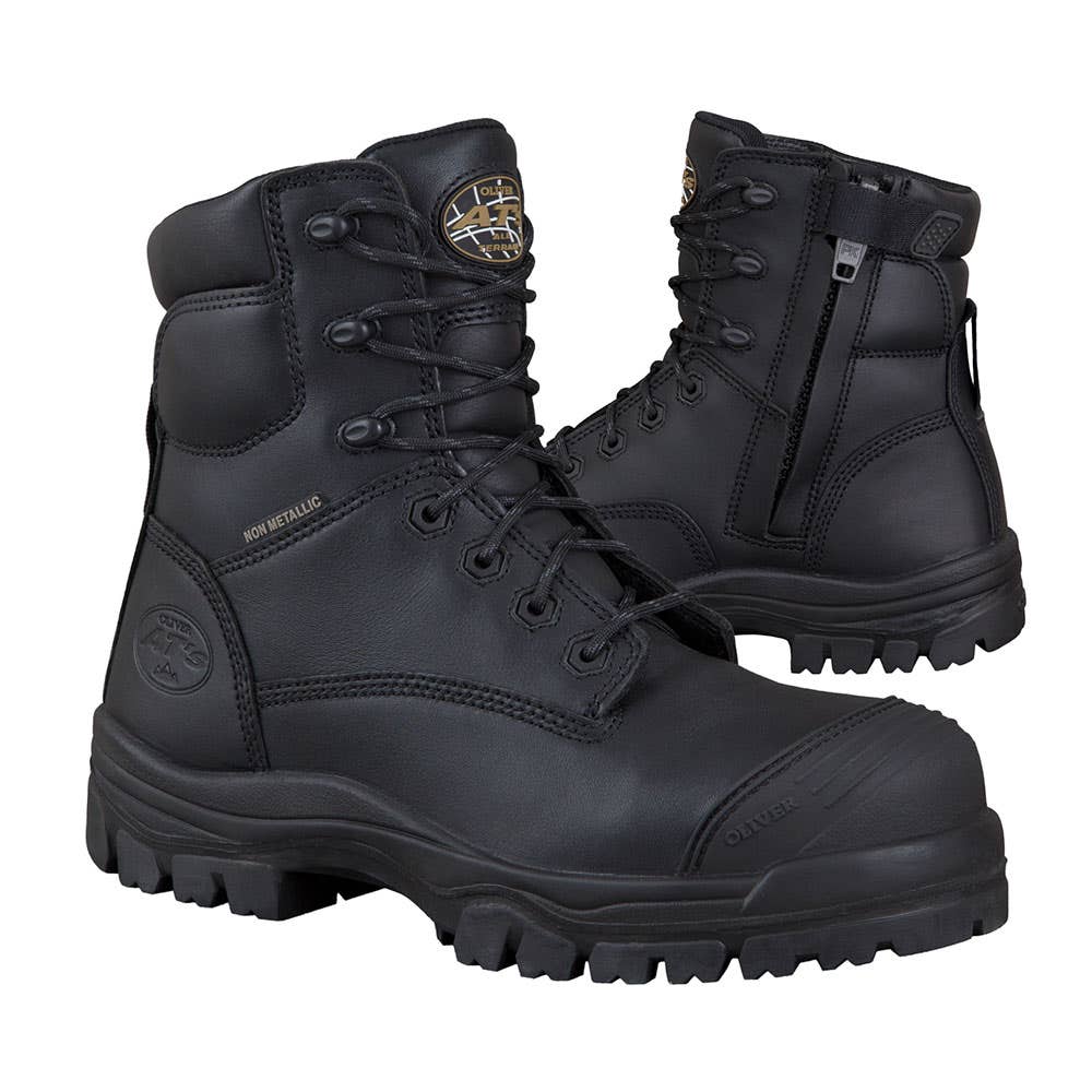 45-645Z Zip-Sided Safety Boots with TPU Sole & EH Protection Metso MET45645Z