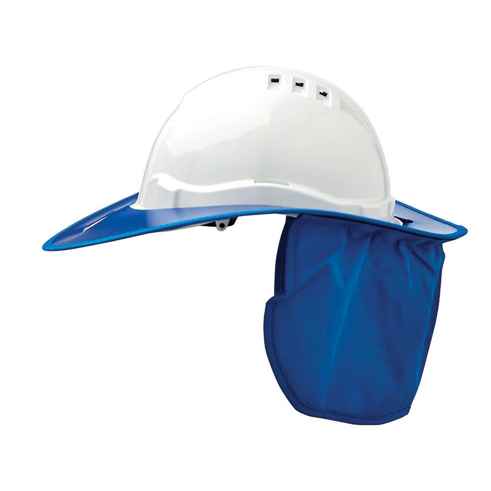 Brim Sun Hard Hat Plastic Blue 201484 V6PB-B