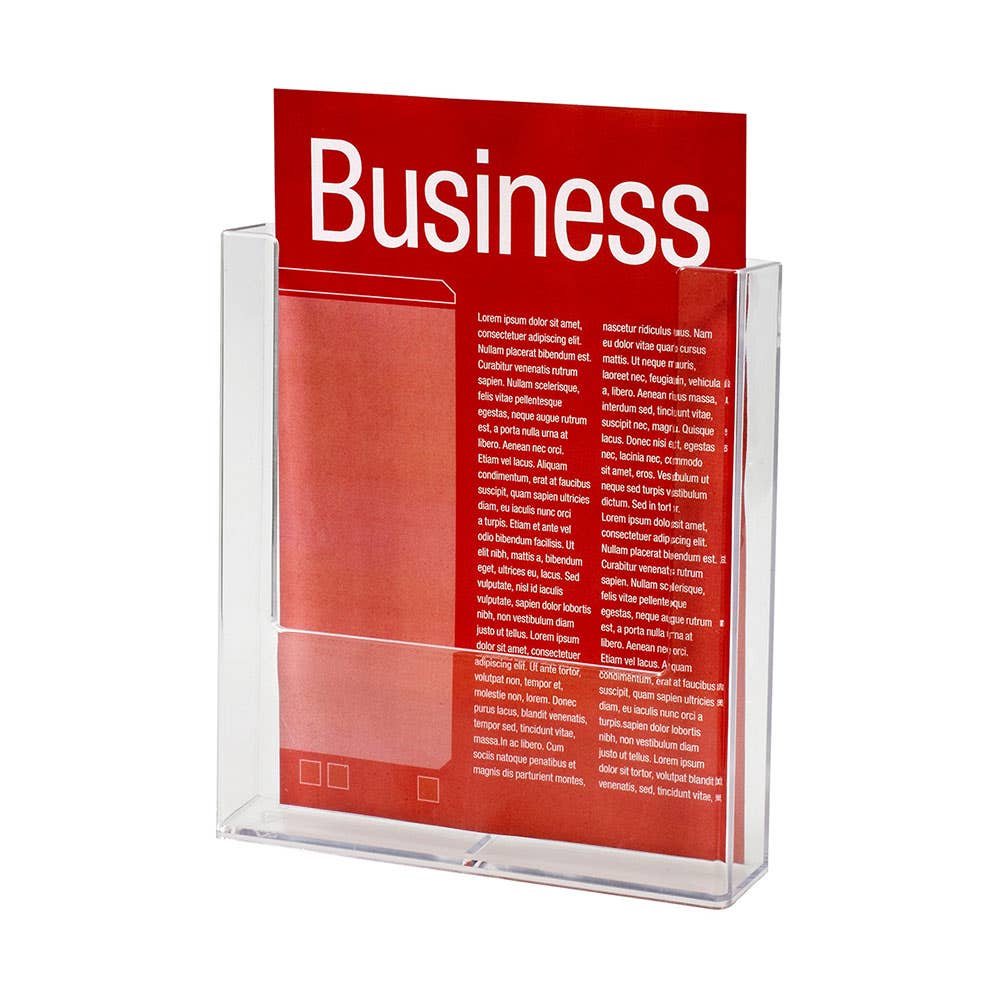 A4 Wall Mounted Brochure Holder 60014037 31048