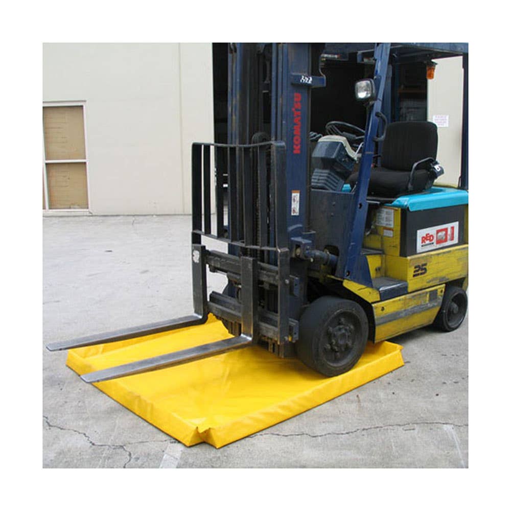Bunding Station With Foam Filled Sides Yellow 2,000mm 501925 A0931