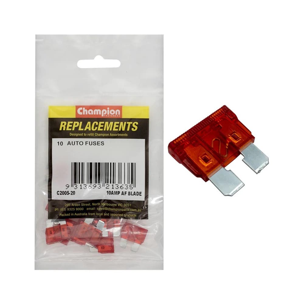 Grab Kit Refill - Fuse Glass Blade AF 10 Amp Pk 10_197130_C2005-20