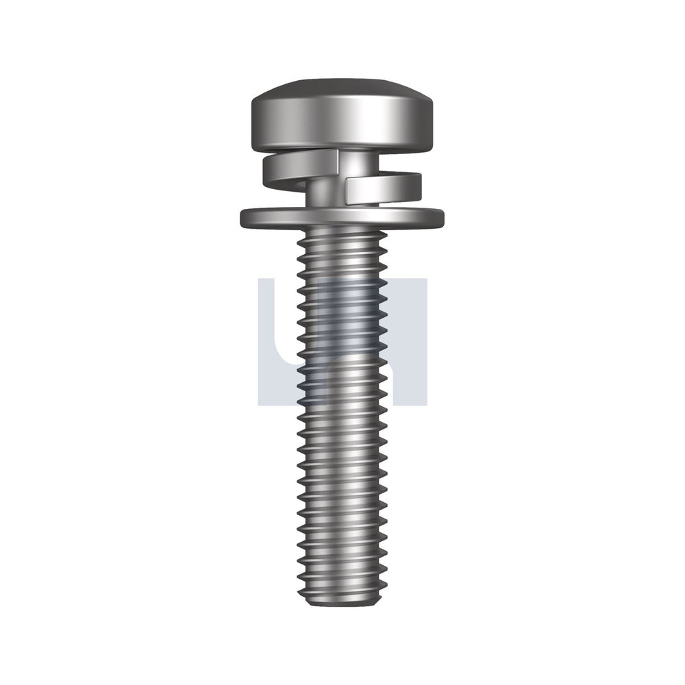Sems Spr/Flt Metal Trd Pan Ph ZP Jisb 11882017/Mild Steel M3 8 - Pk 200_40093082_LSMSMSZPPM030008