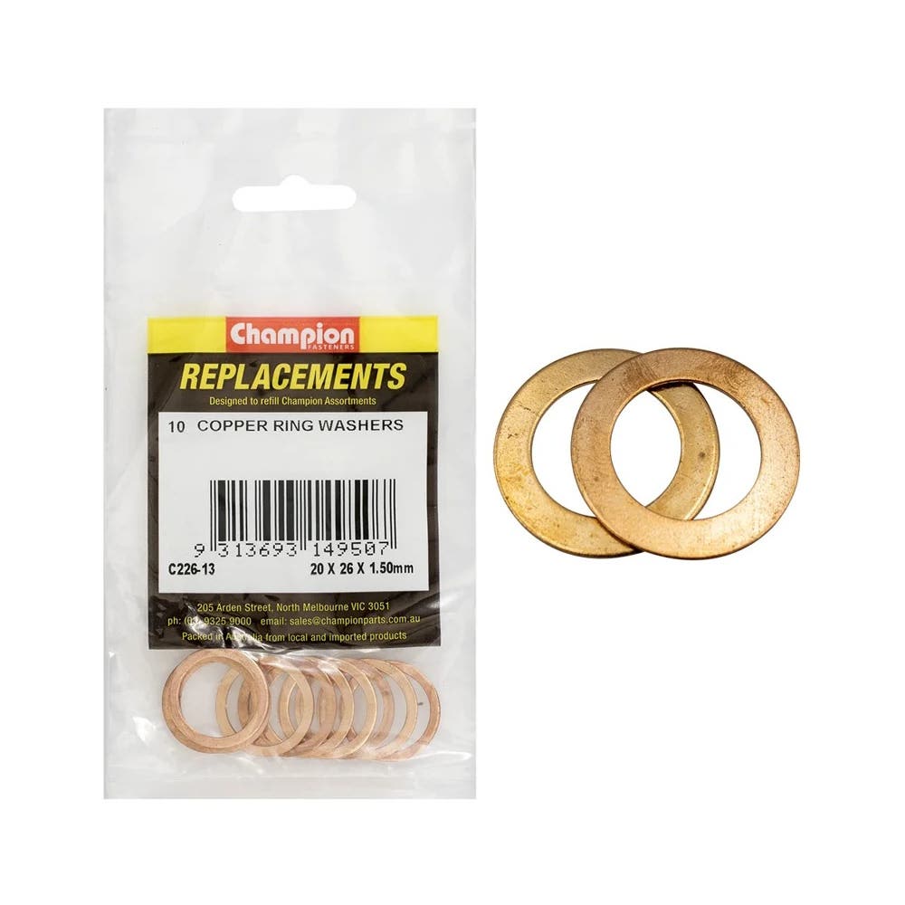 Grab Kit Refill - Washer Copper Fuel Injection 20 x 26 x 1.5mm Pk 10_93290185_C226-13