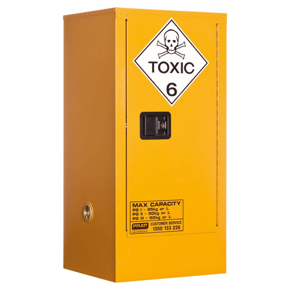 Toxic Substances Class 6 Storage Cabinet 2 Shelf 60L 90160408 5517AST