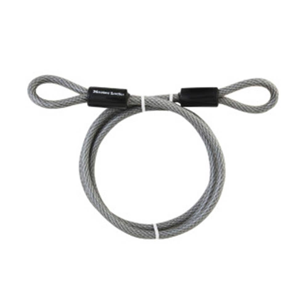 Braided Steel Security Cable with Loops 10mm x 1.8m 91018127 78DPFAU