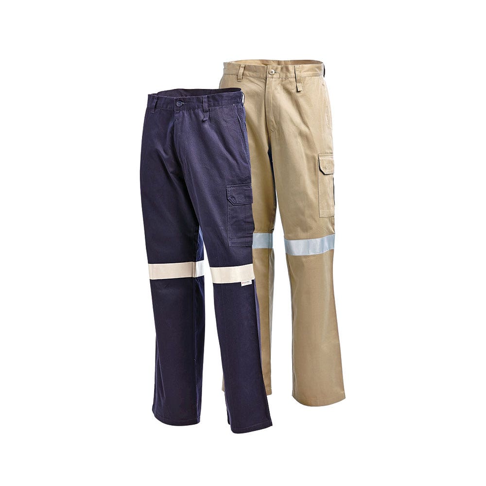 1004T Cotton Drill Cargo Pants Taped Lightweight 240gsm 1004T