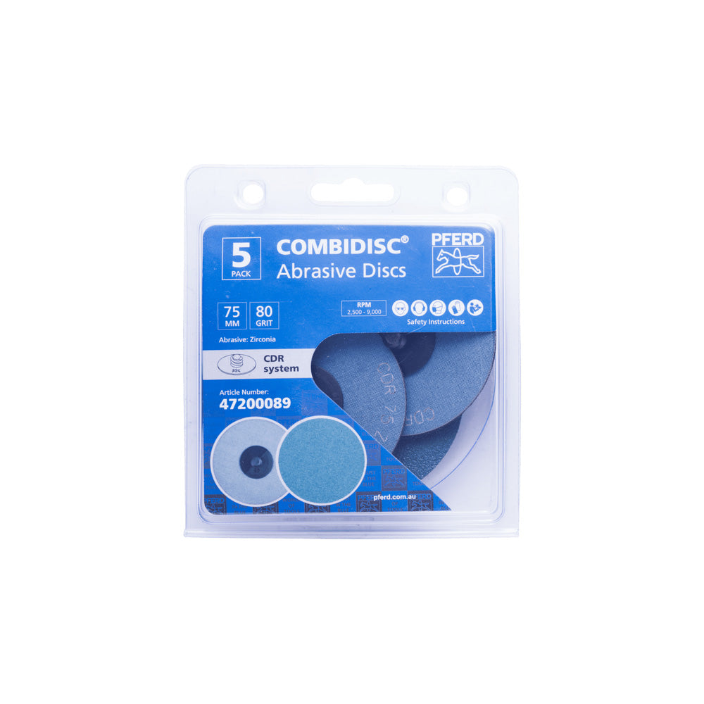 POS COMBIDISC Zirkon abrasive disc CDR dia. 75 mm Z80 for hardened steel_40108465_47200089