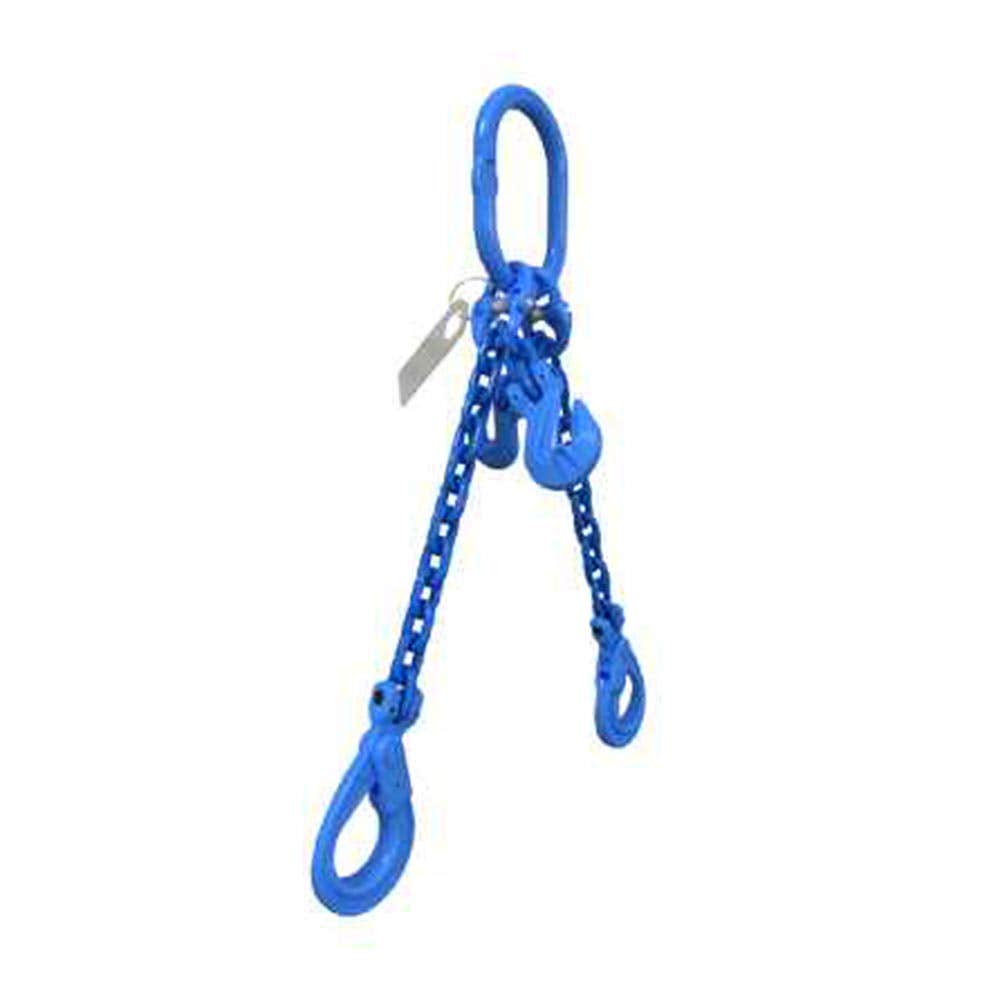 2 Leg Chain Sling Assembly c/w Self Locking Hooks 10mm x 2m_40024767_34837_NLA